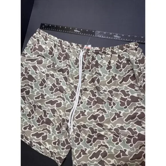 Southern Sass Smocks Preppy Classic Camoflage Elastic Drawstring Men's Shorts 2X - Picture 3 of 11